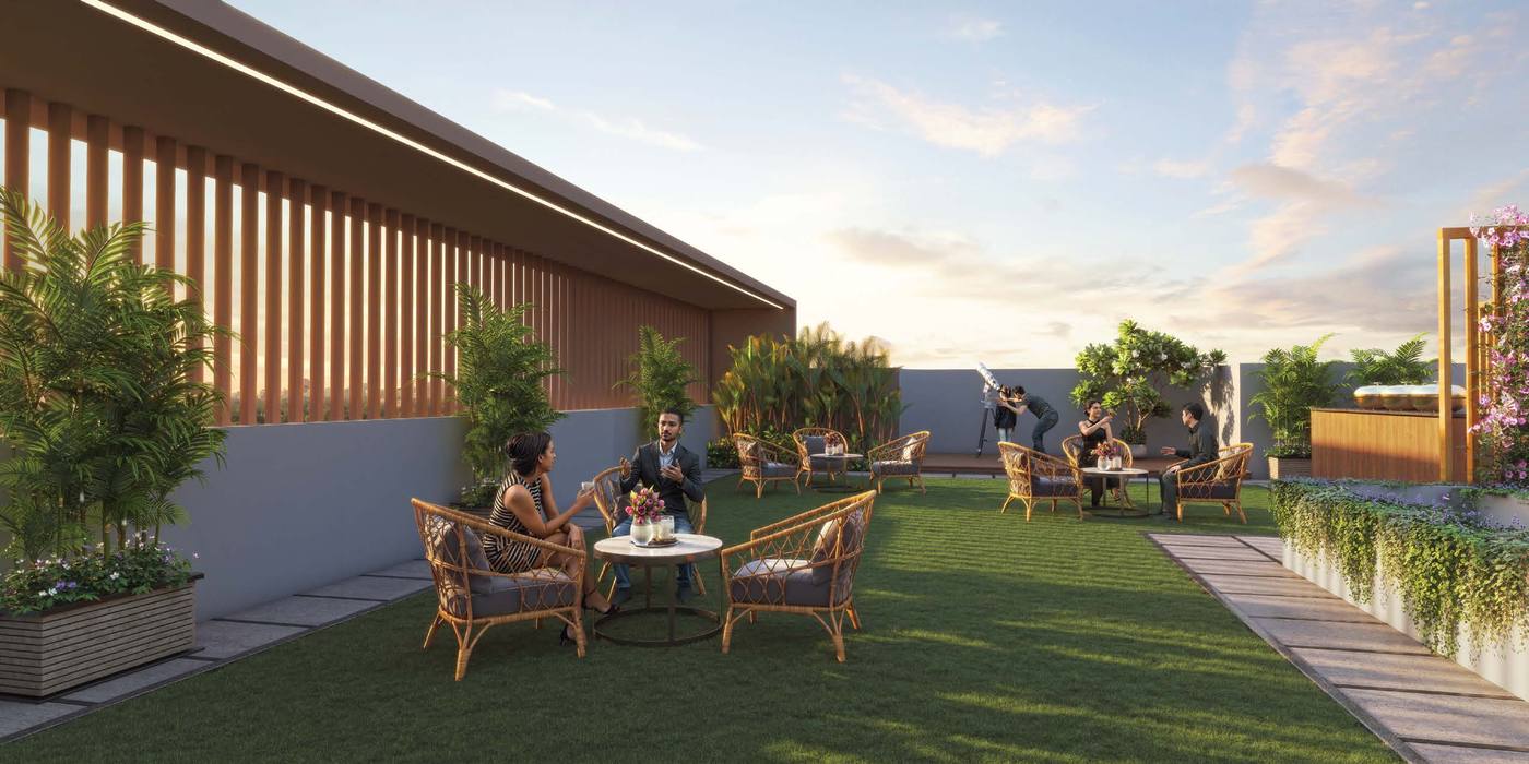 Party lounge at Pratham Dwarka