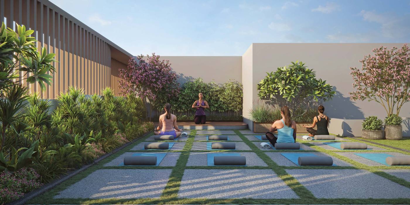 Meditation deck at Pratham Dwarka